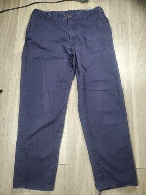 Workrite FR UltraSoft 38x30 Navy Flame Resistant Work Pants HRC 2